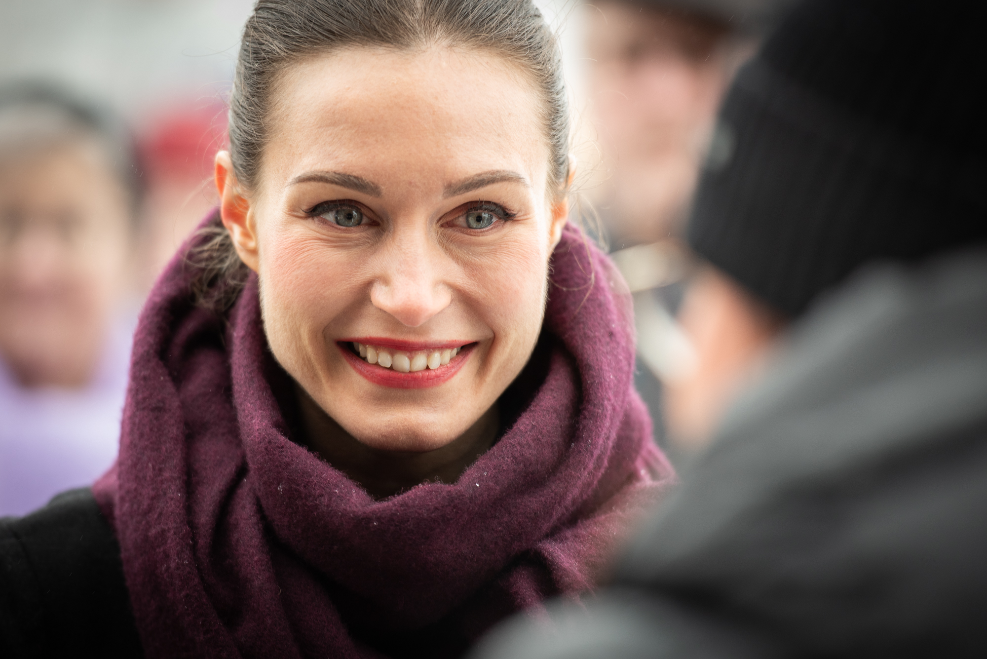 Pääministeri Sanna Marin Kuopiossa 14.3.2023. Kuvat Esko Koistinen.